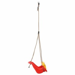 balançoire pour bébé avec ceinture de sécurité et corde réglable en plastique 