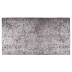 Tapis lavable antidérapant 190x300 cm gris 