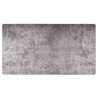 Tapis lavable antidérapant 190x300 cm gris 