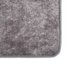 Tapis lavable antidérapant 190x300 cm gris 