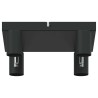 Projecteur plafond 4 voies réglable noir E27 