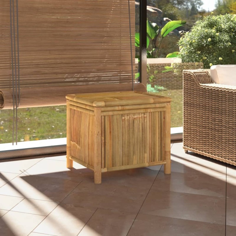 Boîte de rangement de jardin 60x52x55 cm Bambou 