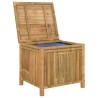 Boîte de rangement de jardin 60x52x55 cm Bambou 