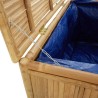 Boîte de rangement de jardin 60x52x55 cm Bambou 