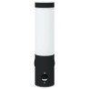 Applique murale extérieure avec capteur en acier inoxydable noir IP44 