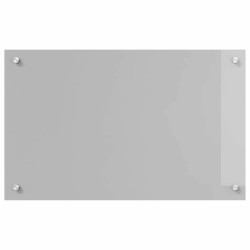 Éclairage de derrière de cuisine gris clair 80x50x0,6 cm en verre trempé 