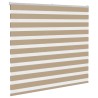 Store zèbre marron sable largeur du tissu 160,9 cm polyester 