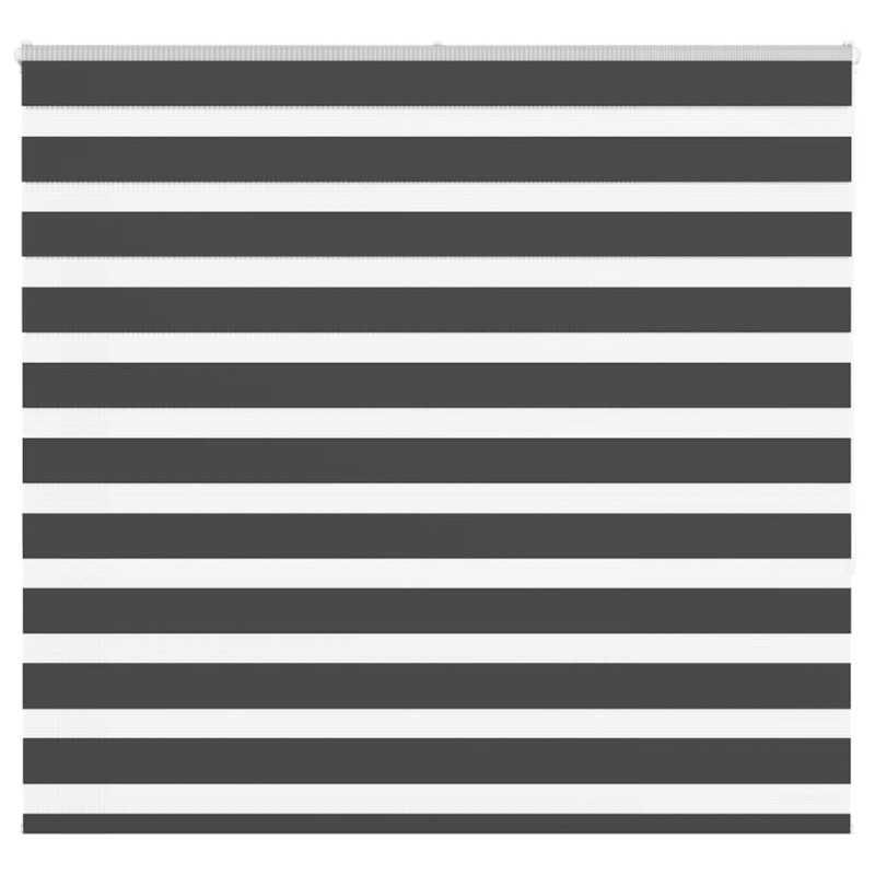 Store zèbre noir 165x150 cm largeur du tissu 160,9 cm polyester 