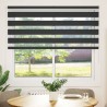 Store zèbre noir 165x150 cm largeur du tissu 160,9 cm polyester 