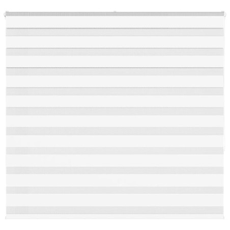 Store zèbre blanc 165x150 cm largeur du tissu 160,9cm polyester 
