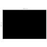 Couverture de piscine Noir 300 x 200 cm PE 