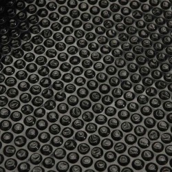 Couverture de piscine Noir 300 x 200 cm PE 