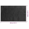 Couverture de piscine Noir 300 x 200 cm PE 