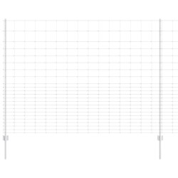 Poteaux de clôture 22 pcs U-Channel 160 cm en Acier Galvanisé 