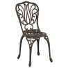 Ensemble de Jardin Bistro 3 Pièces en Aluminium 