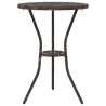 Ensemble de Jardin Bistro 3 Pièces en Aluminium 