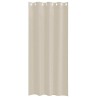 Rideaux avec des rideaux 2 pcs Sable 140 x 245 cm Polyester 