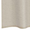 Rideaux avec des rideaux 2 pcs Sable 140 x 245 cm Polyester 