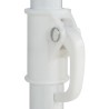 Parasol de plage Hawaii blanc 180 cm 