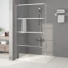 Paroi de douche Argenté 115x195 cm Verre ESG transparent 