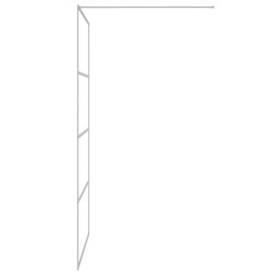 Paroi de douche Argenté 115x195 cm Verre ESG transparent 
