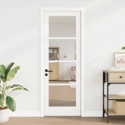 Porte intérieure avec verre "ORKDAL" Blanc 73,5x211x4 cm 