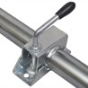 2 tubes de support et 2 pinces fendues pour roue de jauge 48 mm 