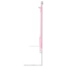 Barrière de sécurité de lit enfant Rose 90x25 cm Tissu 