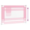 Barrière de sécurité de lit enfant Rose 90x25 cm Tissu 