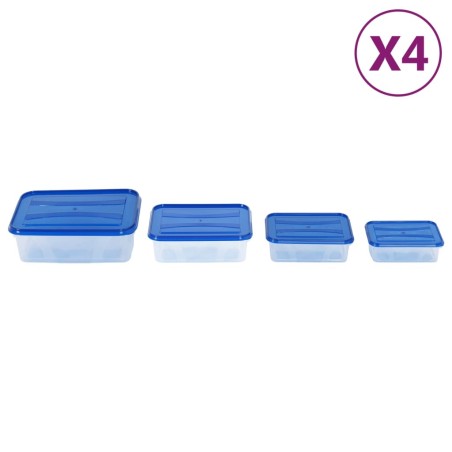 Récipients de stockage des aliments avec couvercles 16 pcs PP 