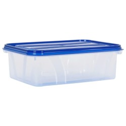 Récipients de stockage des aliments avec couvercles 16 pcs PP 