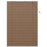 Store de Fenêtre avec des rideaux Marron 140 x 220 cm Bambou 