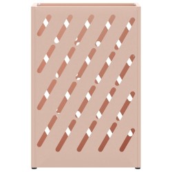 Support de parapluie rose 28x12x41 cm en acier 