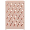Support de parapluie rose 28x12x41 cm en acier 