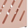 Support de parapluie rose 28x12x41 cm en acier 