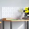 Plaques à damier en aluminium 4 pcs antidérapantes 50x20 cm 