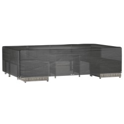 Housse de salon de jardin 12 œillets 315x180x75cm rectangulaire 