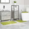Ensemble de 3 Tapis de Bain Vert en Polypropylène Antidérapant 