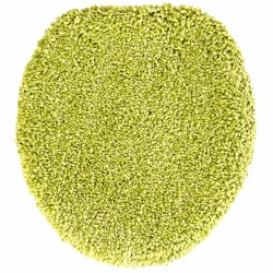 Ensemble de 3 Tapis de Bain Vert en Polypropylène Antidérapant 