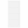 porte intérieure “ORKDAL” blanche 93x202x4 cm en bois massif de pin 
