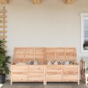 Boîte de rangement de jardin 198,5x50x56,5 cm bois massif sapin 