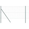 Euro Fence avec 13 poteaux 1,2x25 m en acier galvanisé vert 