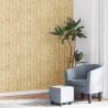 Papier peint 3D grain de bois marron 10x0,53 m non tissé 