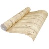 Papier peint 3D grain de bois marron 10x0,53 m non tissé 