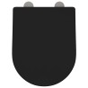 Siège de toilette Noir 48 x 36.5 x 4.5 cm Polypropylène 