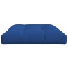 Coussin de palette bleu royal 120x80x12 cm tissu 