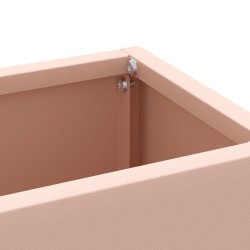 Support de parapluie rose - 28x12x41 cm en acier 