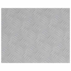 Plaques en Aluminium à Motifs 2 pcs Antidérapant 50x40 cm 