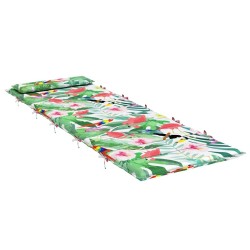Coussin de chaise longue multicolore 180x60x4 cm tissu oxford 