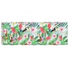 Coussin de chaise longue multicolore 180x60x4 cm tissu oxford 